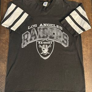 1991 vintage Los Angeles raiders jersey t shirt xl